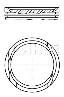 Łatwy zwrot Tłok MAHLE 003 06 00