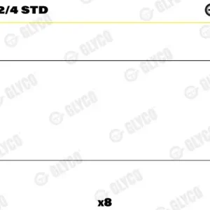Wyjątkowa oferta Łożysko korbowodu GLYCO 01-4202/4 STD