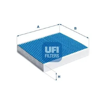 Filtr, wentylacja przestrzeni pasażerskiej UFI 34.158.00 Do wyczerpania zapasów