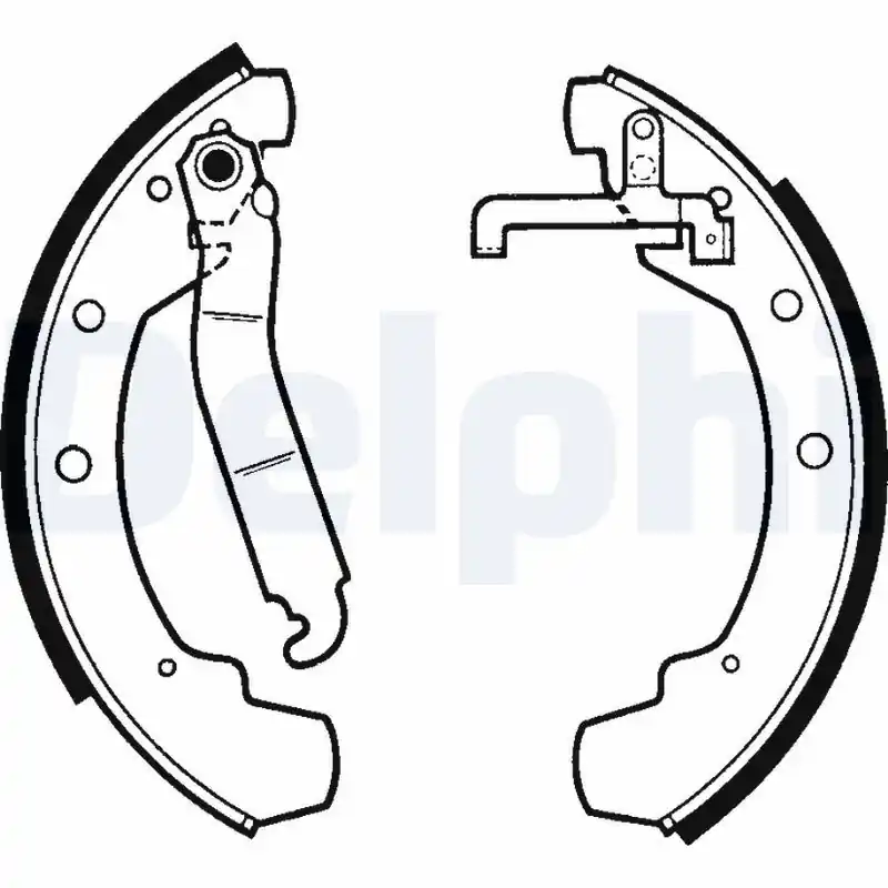 Zestaw szczęk hamulcowych DELPHI LS1281 Ostatnie sztuki